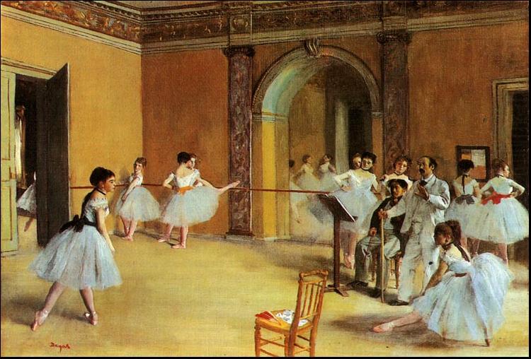 Edgar Degas Dance Foyer at the Opera china oil painting image